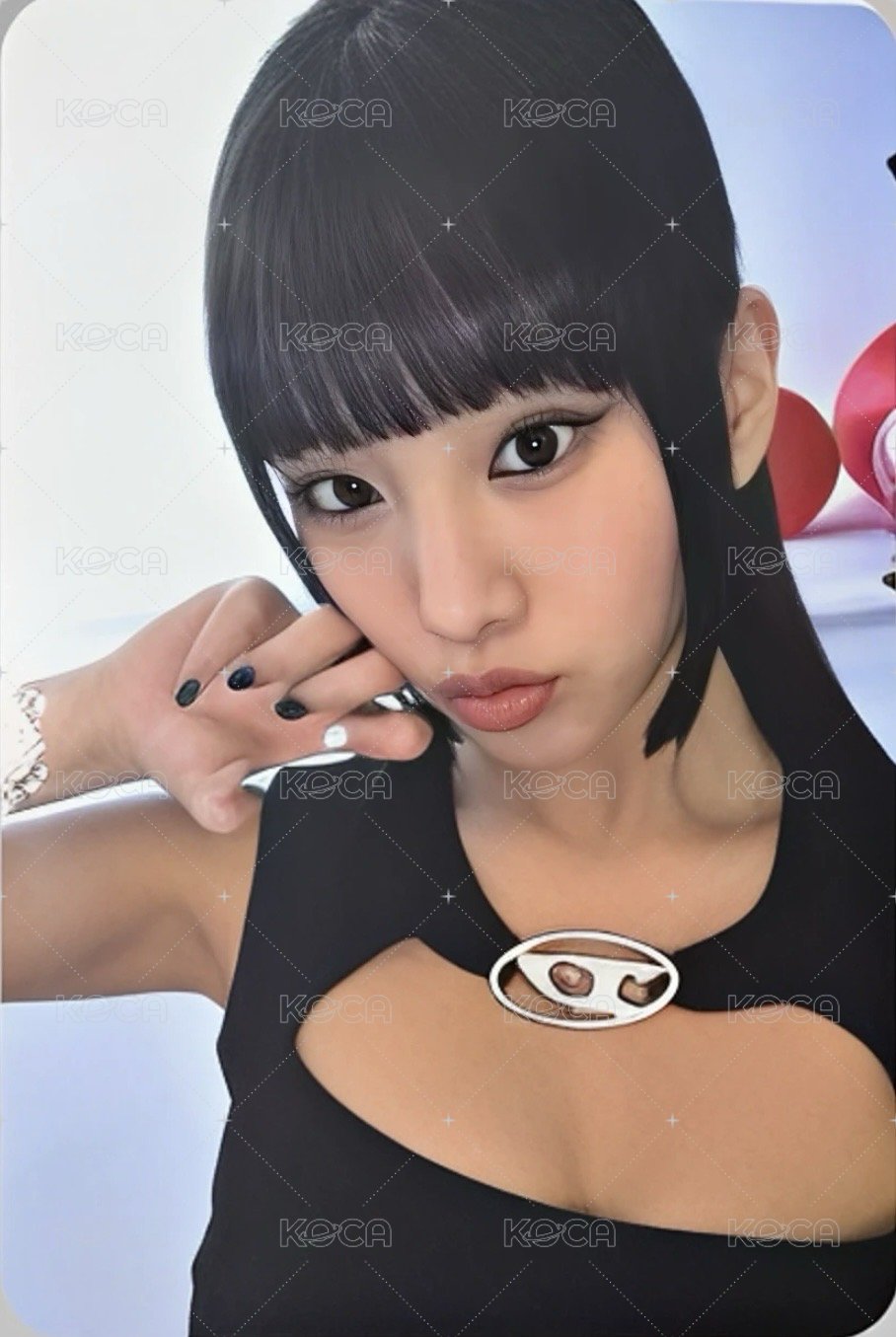 fino x KISS OF LIFE 代言卡 髮膜卡 正面