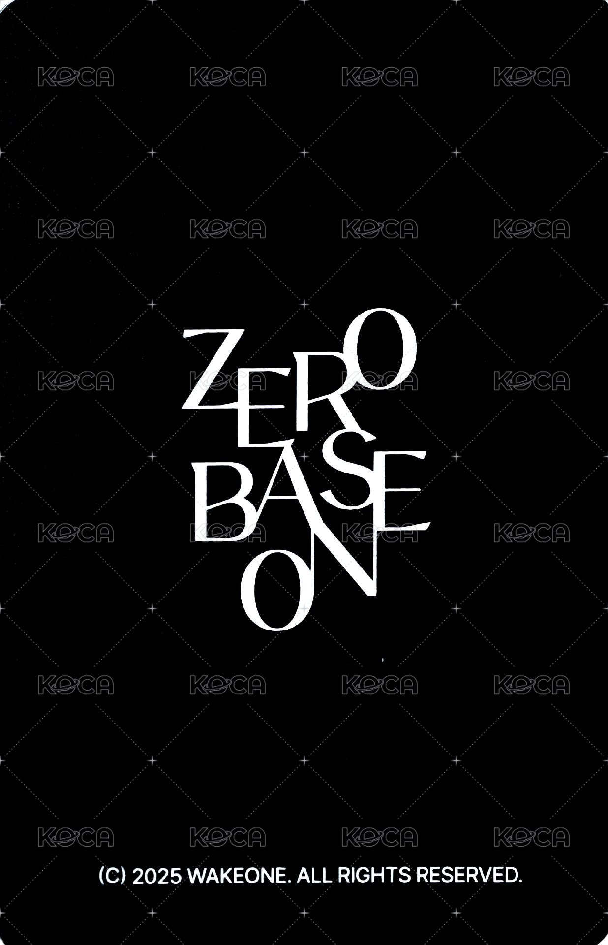 正1MD 周邊卡 項鍊卡 背面