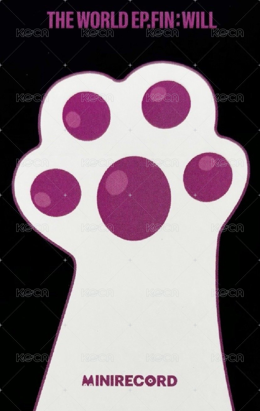 WILL MINIRECORD 特典卡  背面