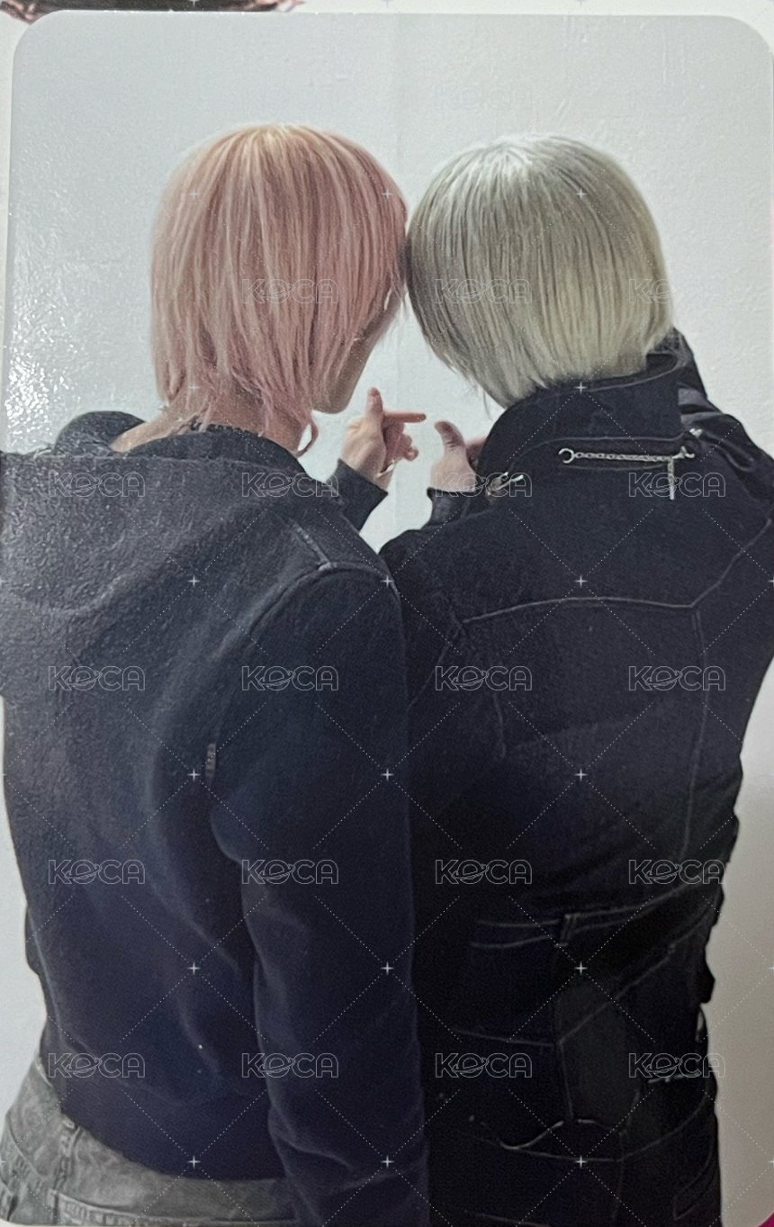 DUH 專輯卡 雙人卡 背面