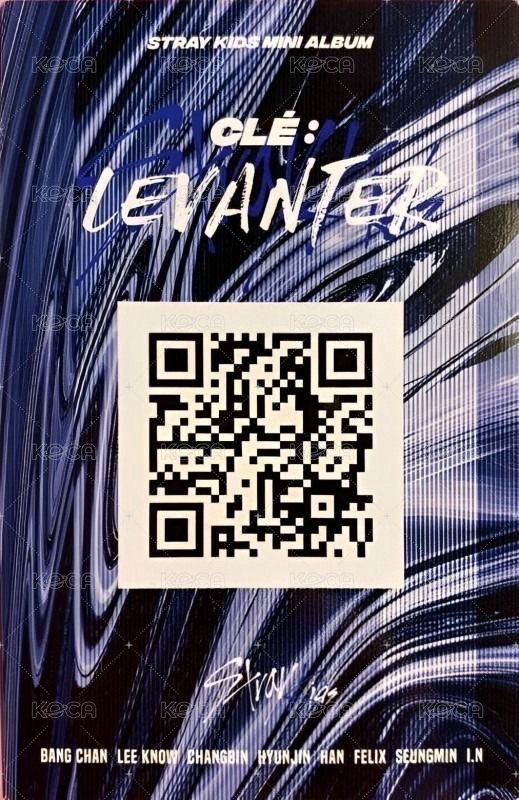 Clé : LEVANTER 專輯卡 Concept ver. 背面