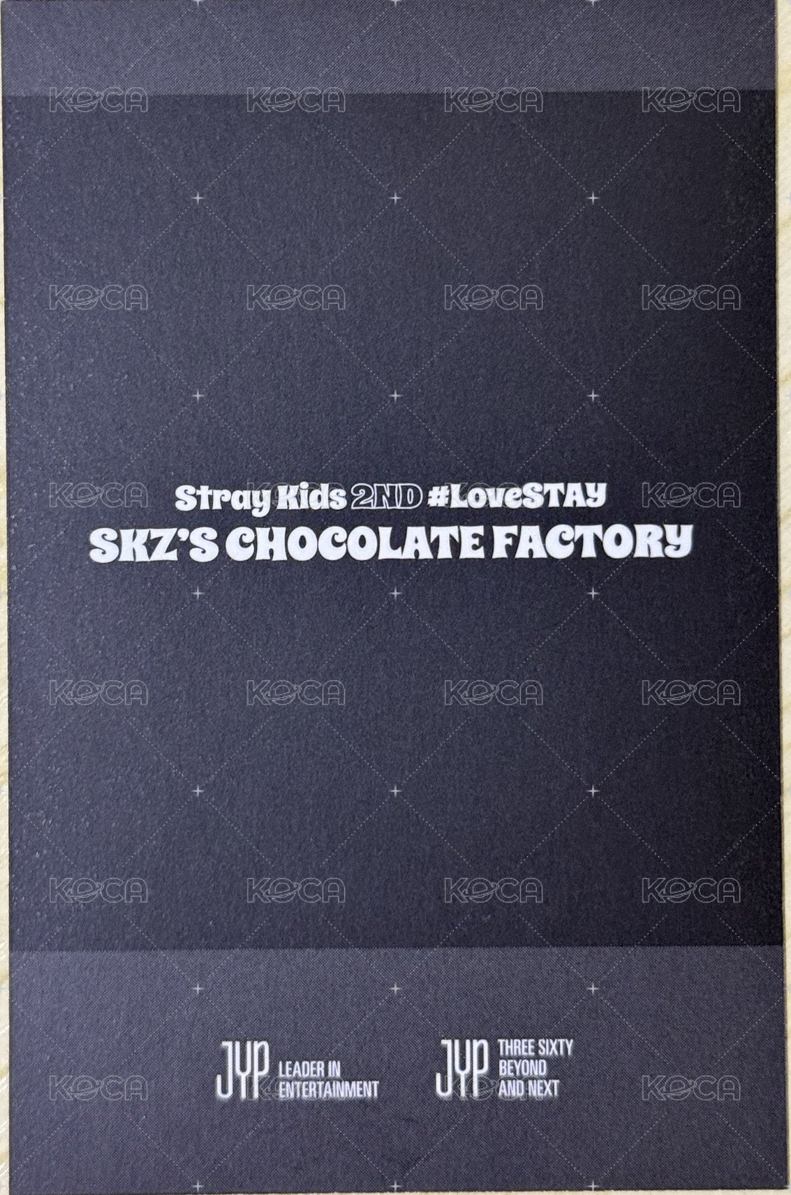 2nd FM 周邊卡 預售禮拍立得 背面