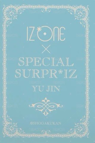 SURPR*IZ 周邊卡 捧花閃卡 背面