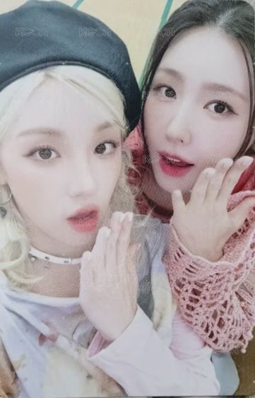 i-dle 抽選卡 姐弟 正面