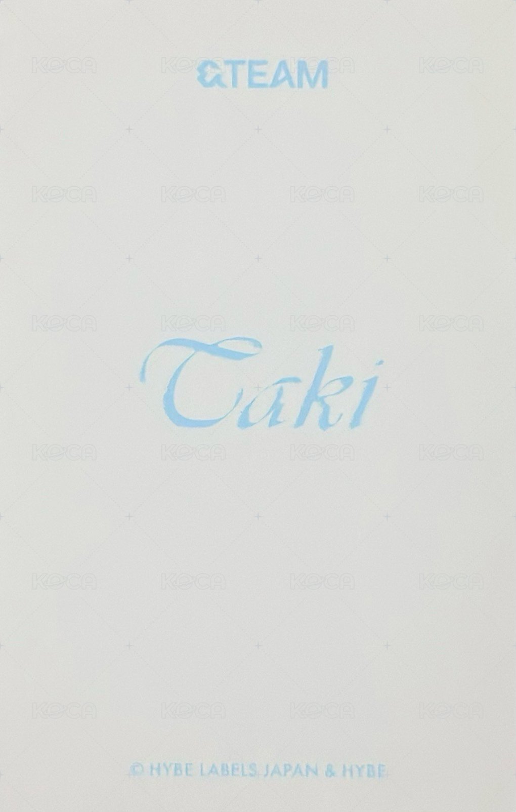 雪明 隨機卡  背面