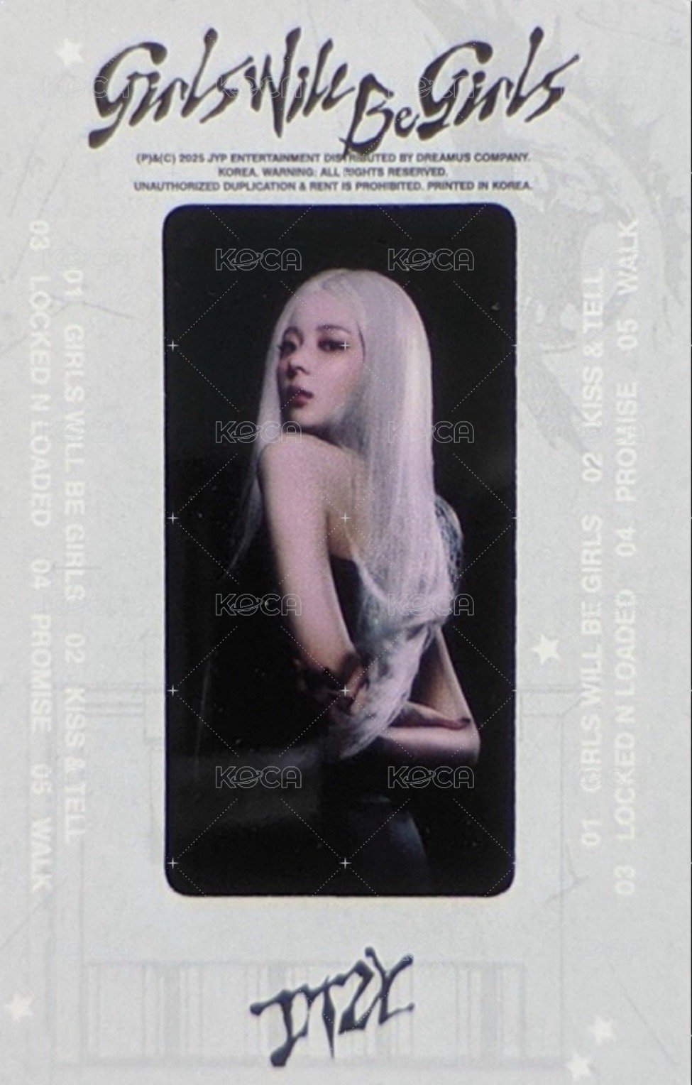 GWBG 專輯卡 卡帶版 預購禮 膠片 正面