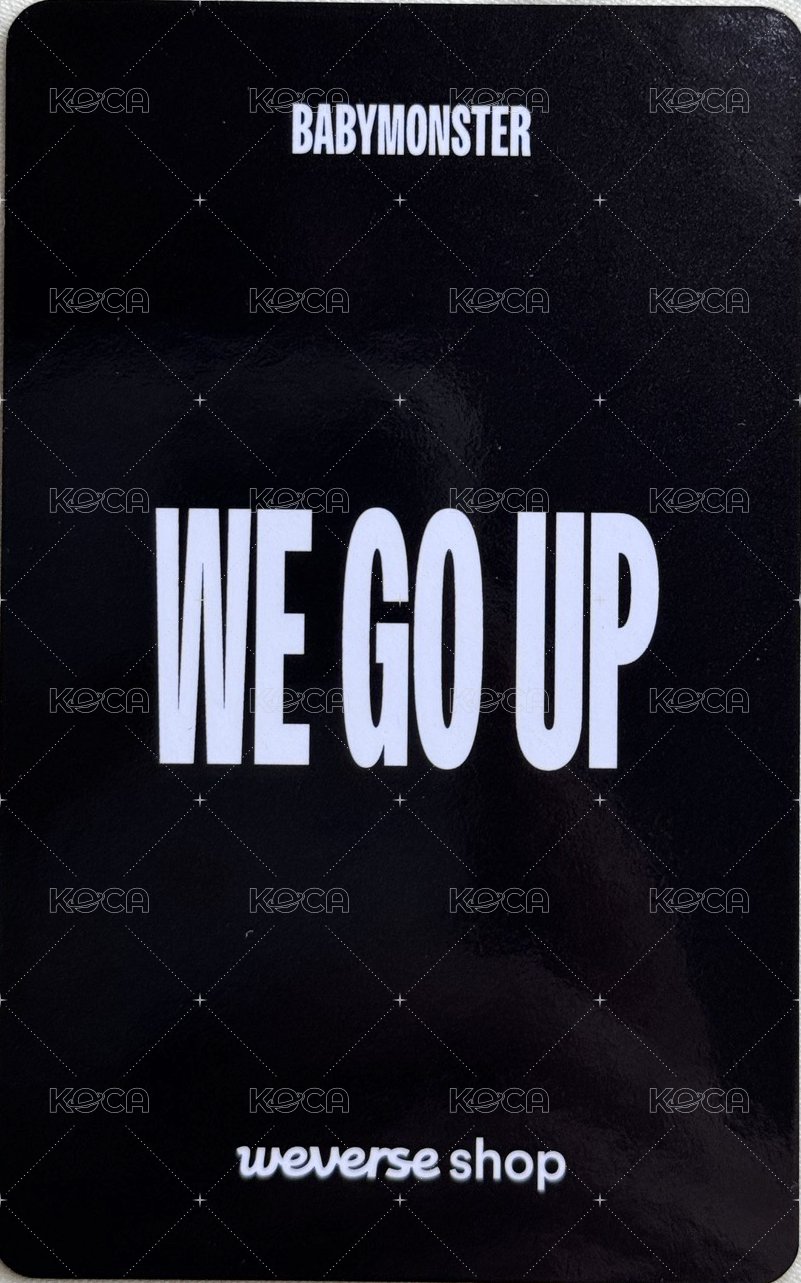 WE GO UP wvs 預售 特典卡 ahyeon 背面