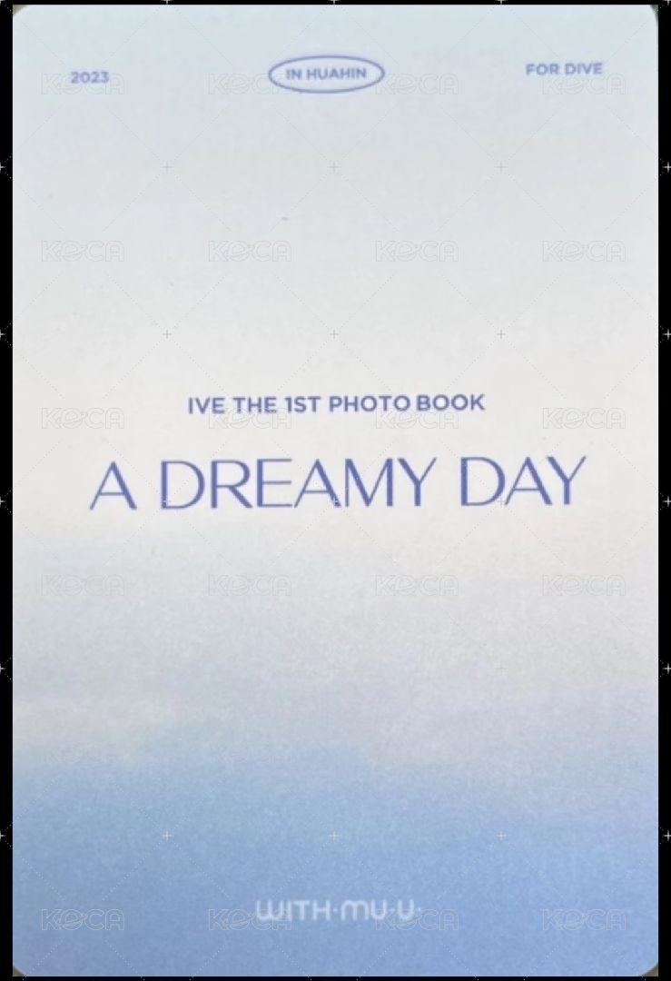 夏日寫真 wm 特典卡  背面