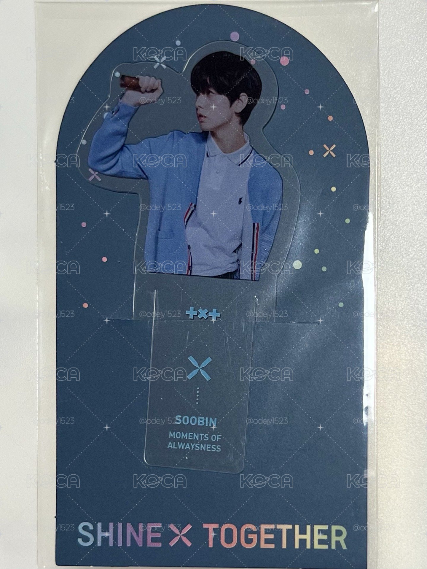 TXT 2021 fanlive SHINE X TOGETHER 演唱會 DVD 書籤 SOOBIN