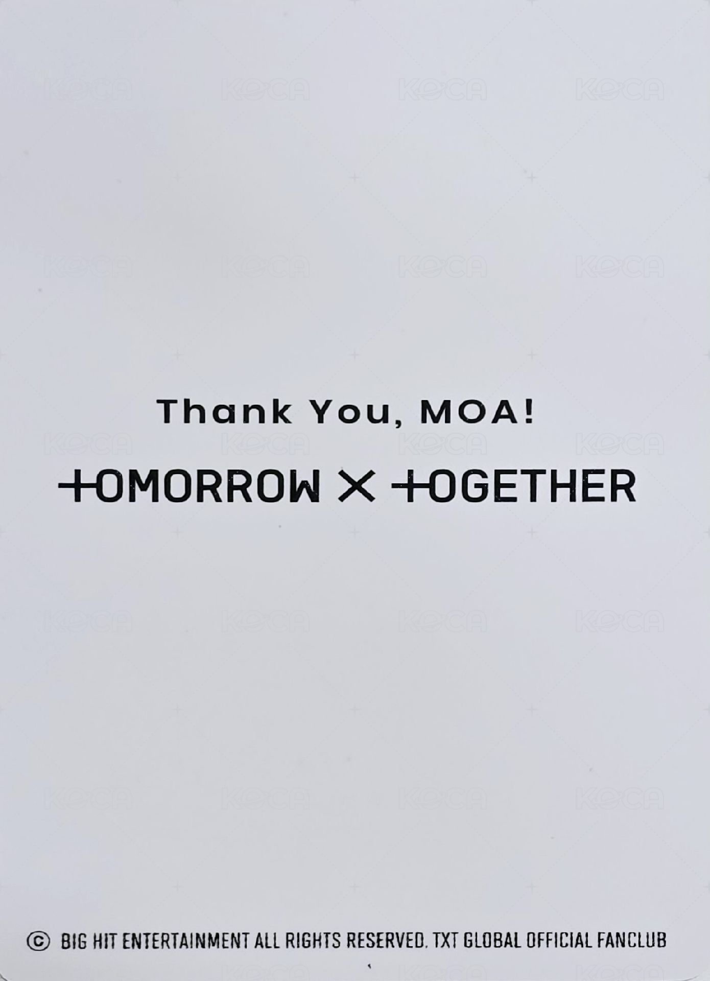 二期會員 會員禮卡 一代日續會圭 背面