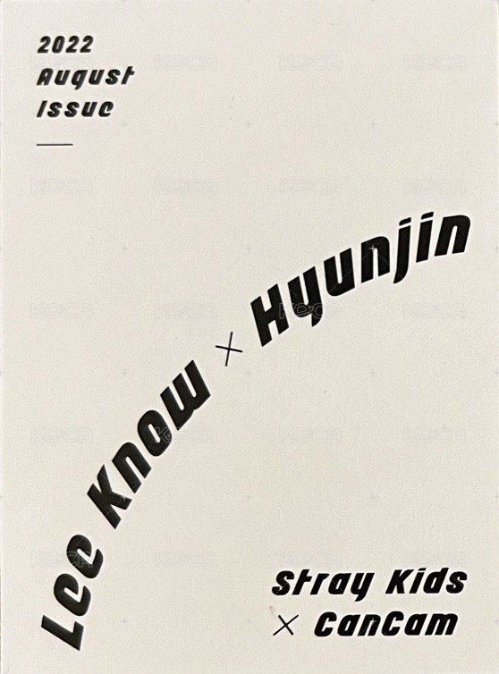 Cancam 雜誌卡 2022 8月號 背面