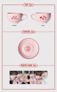 粉紅聖誕馬克杯組