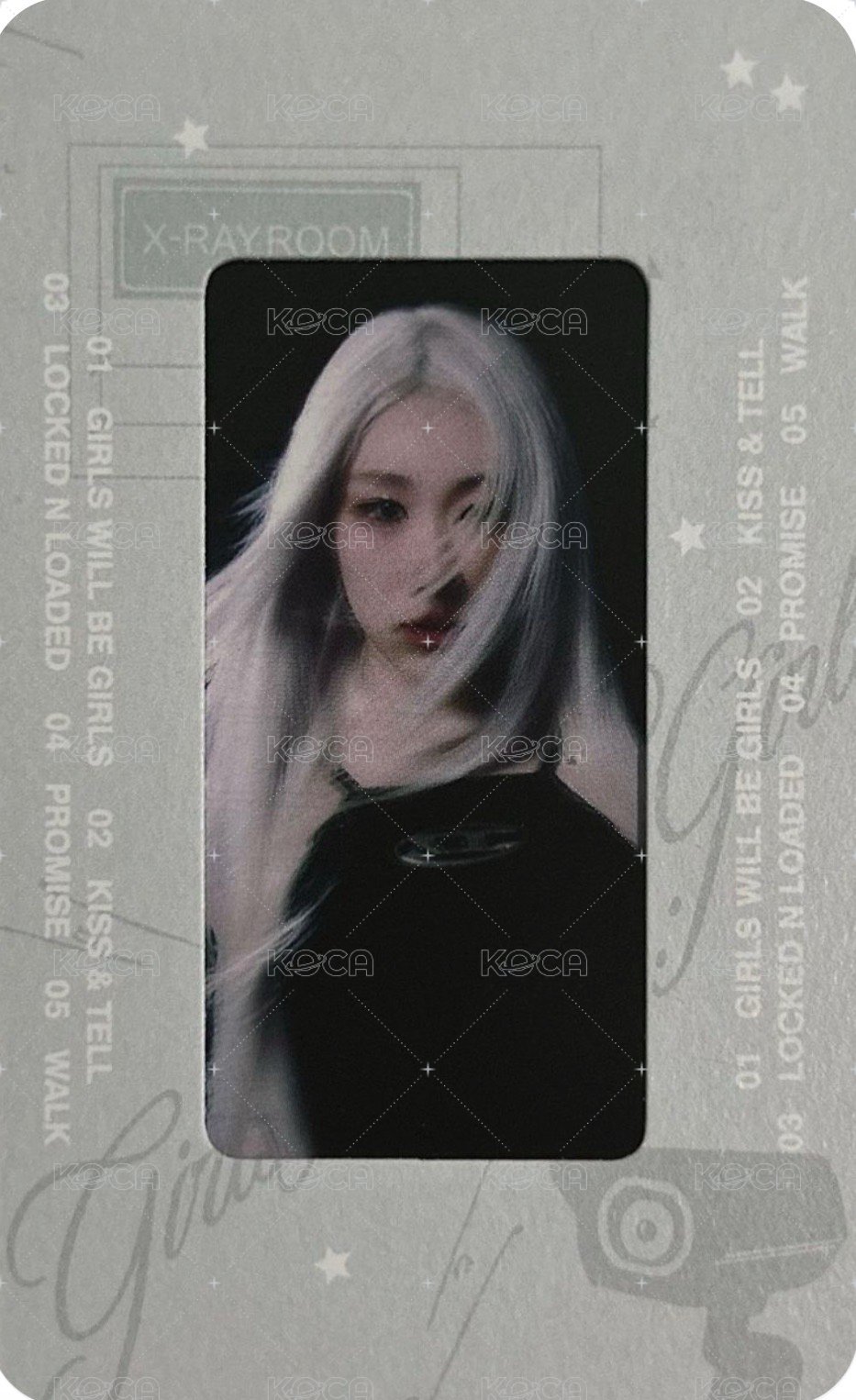 GWBG 專輯卡 卡帶版 預購禮 膠片 背面