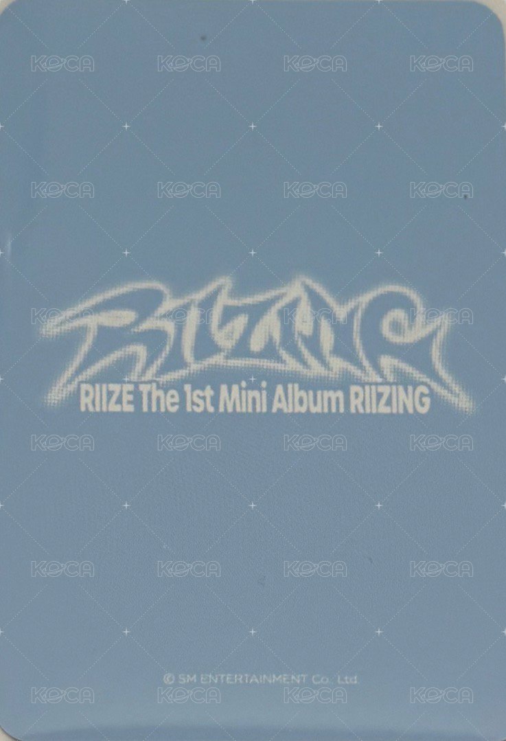 RIIZING wm 特典卡  背面