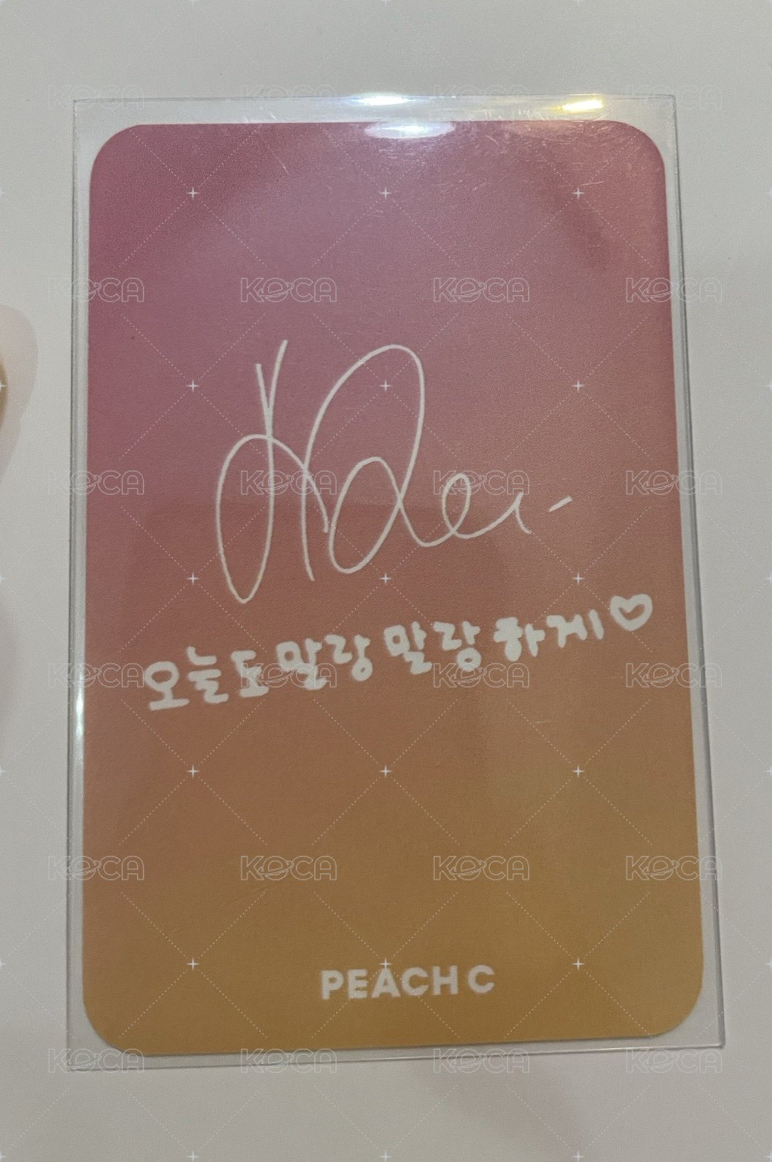 PeachC 代言卡 3.0 背面