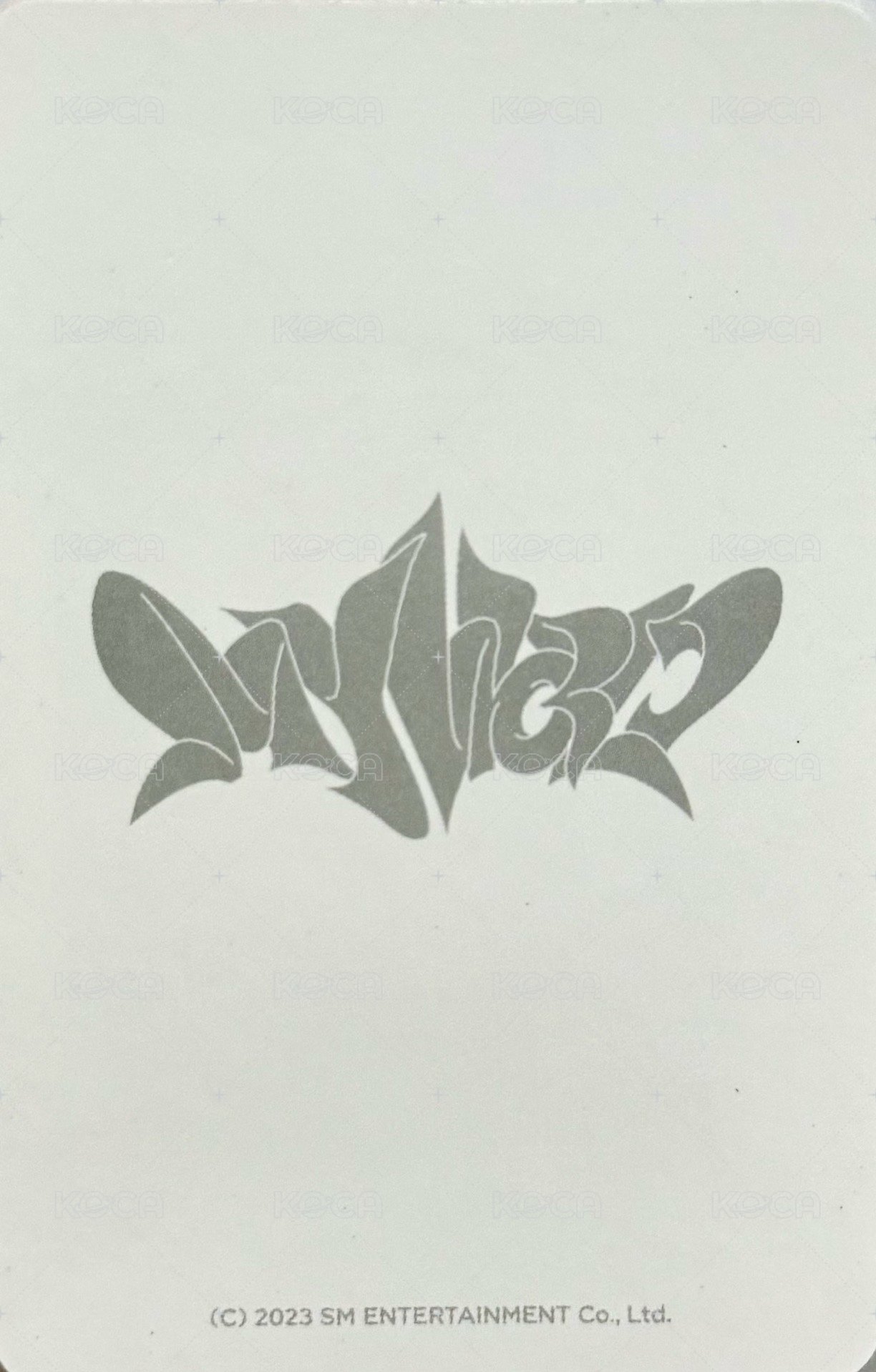 MY WORLD 隨機卡 白版 吉B 眼鏡吉 背面