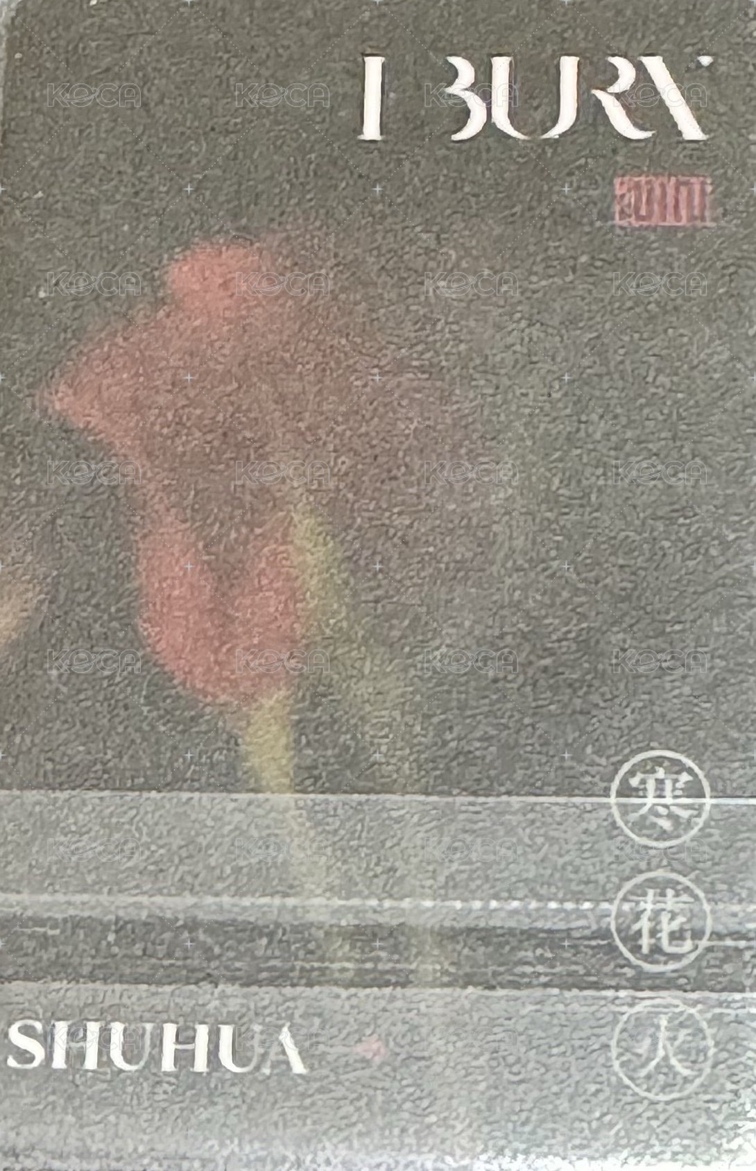 I BURN mmt 特典卡 綠衣刷 背面