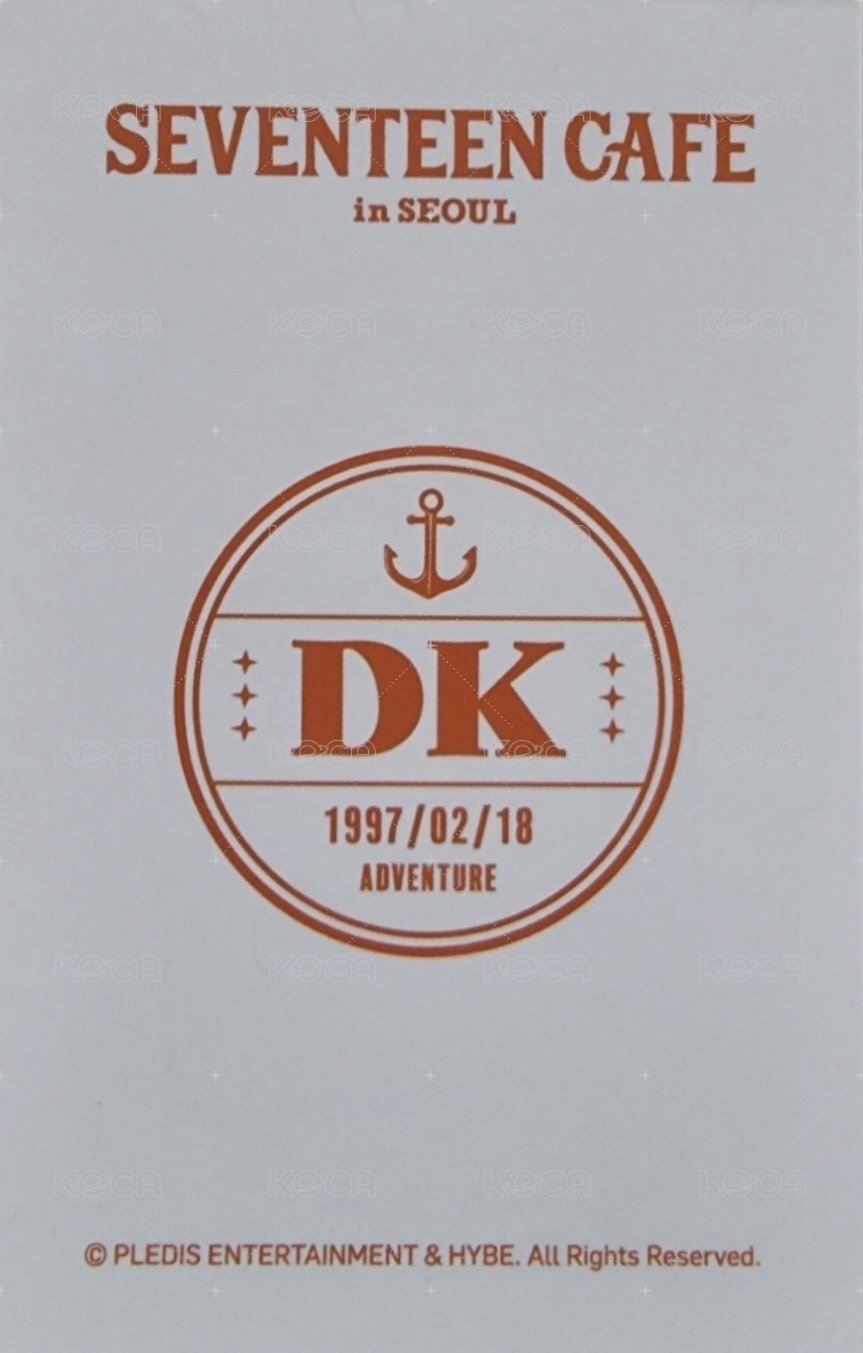 23‘CAFE in SEOUL 入場卡 / 場限卡 甜品卡 背面
