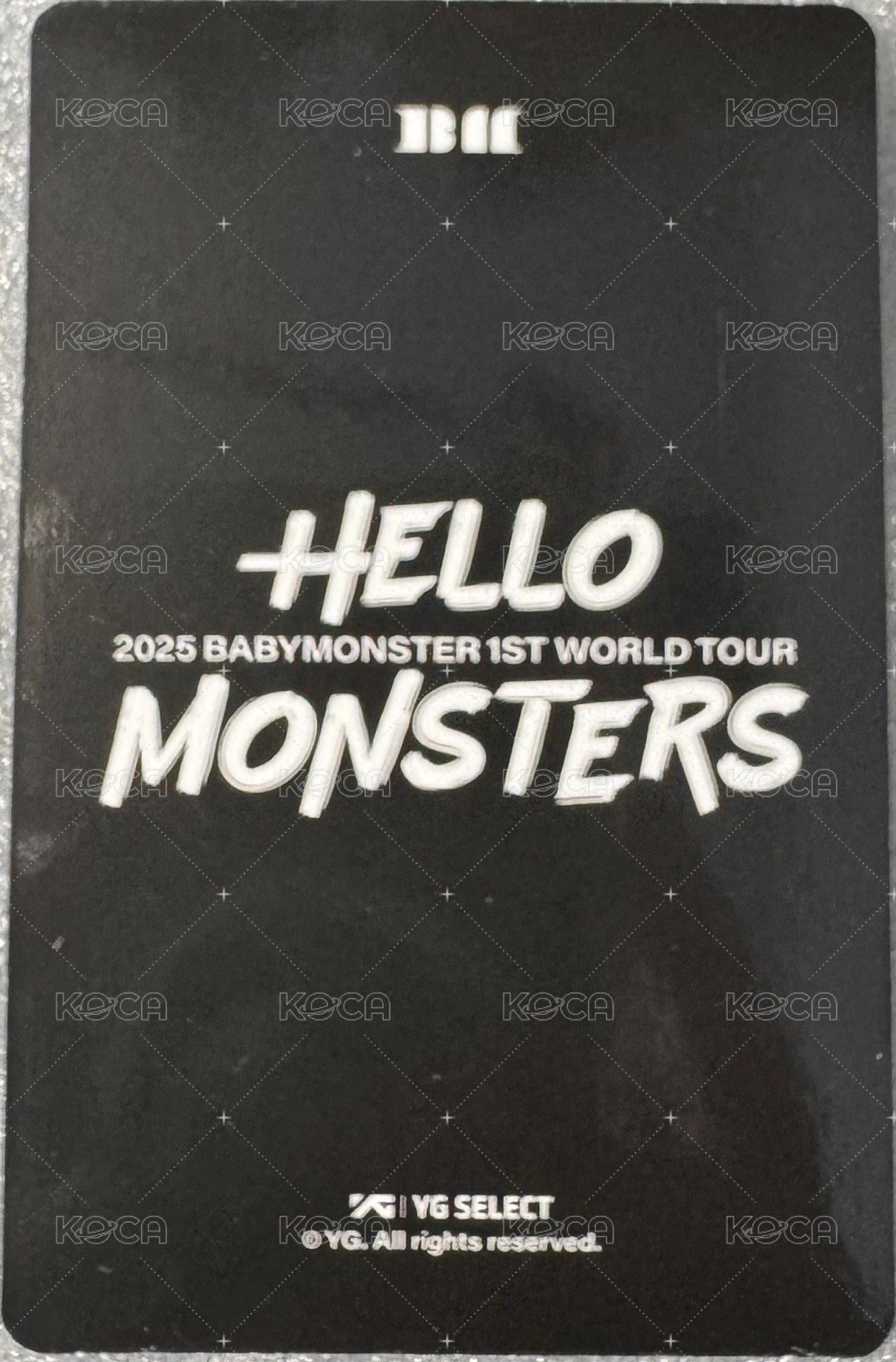 25世巡 首爾場周 滿額卡  背面