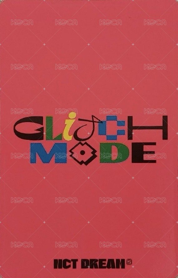 Glitch Mode 專輯卡 變化卡 Glitch ver 背面