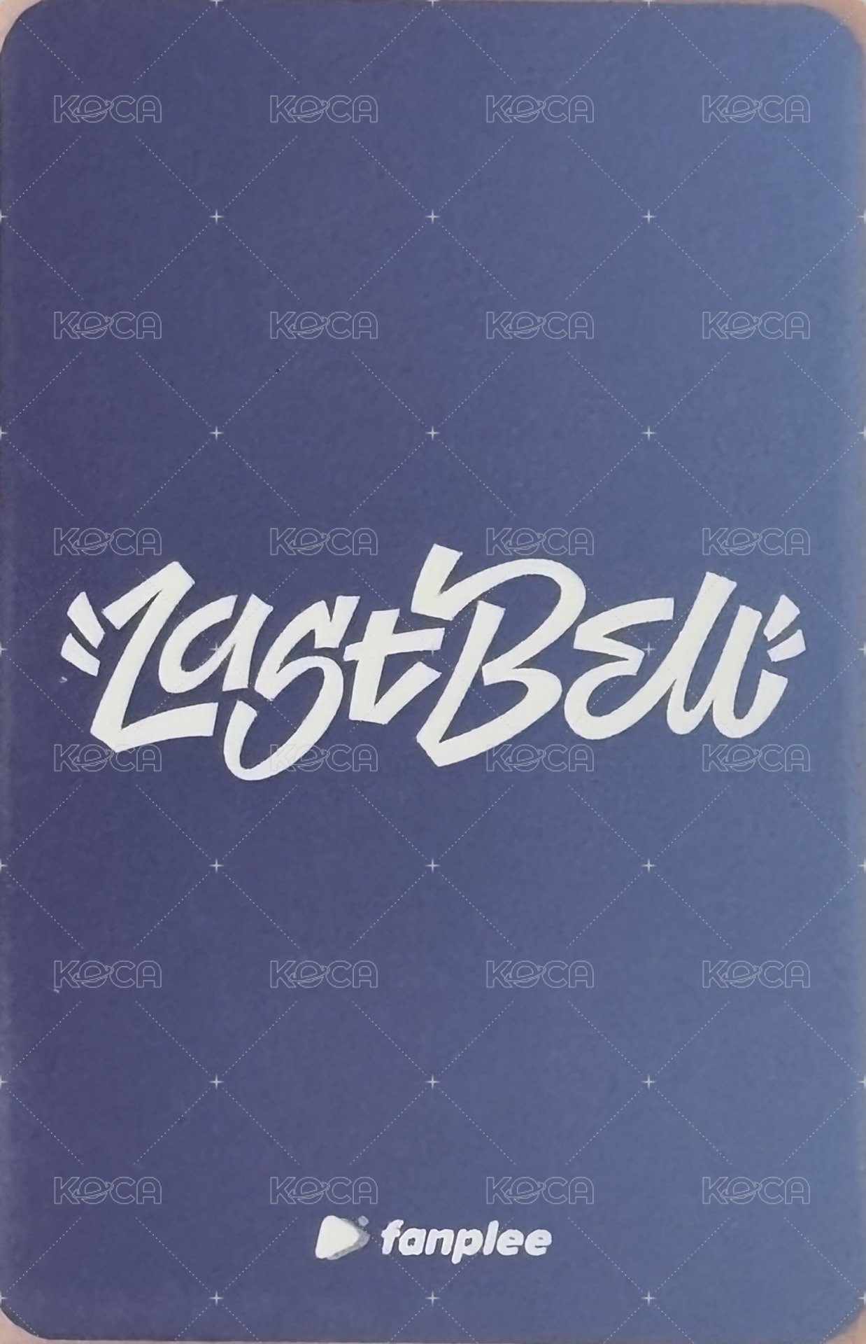 Last Bell fp 簽售卡  背面