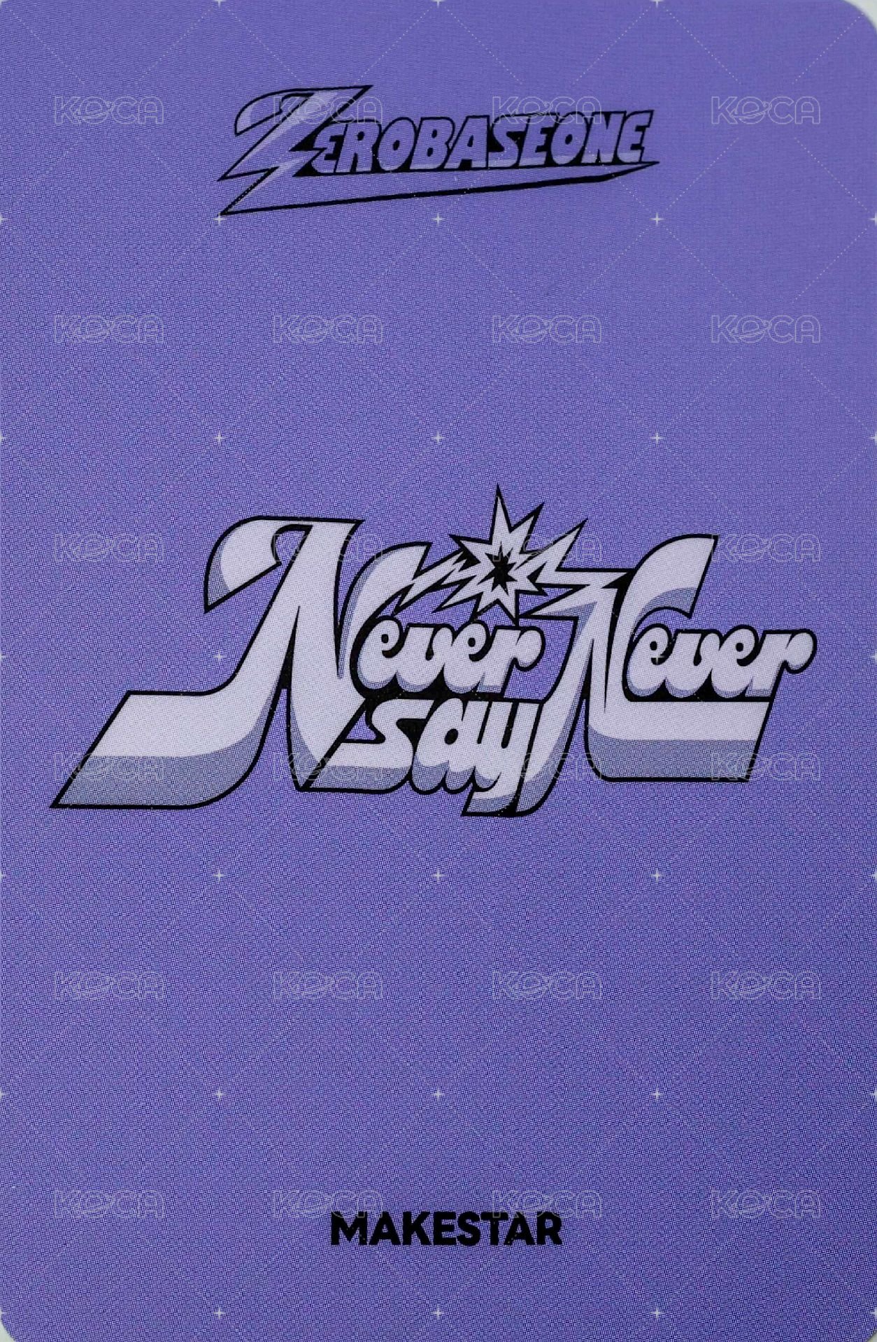 正規一 ms 幸運卡 鼻子叮咚 ver. 背面