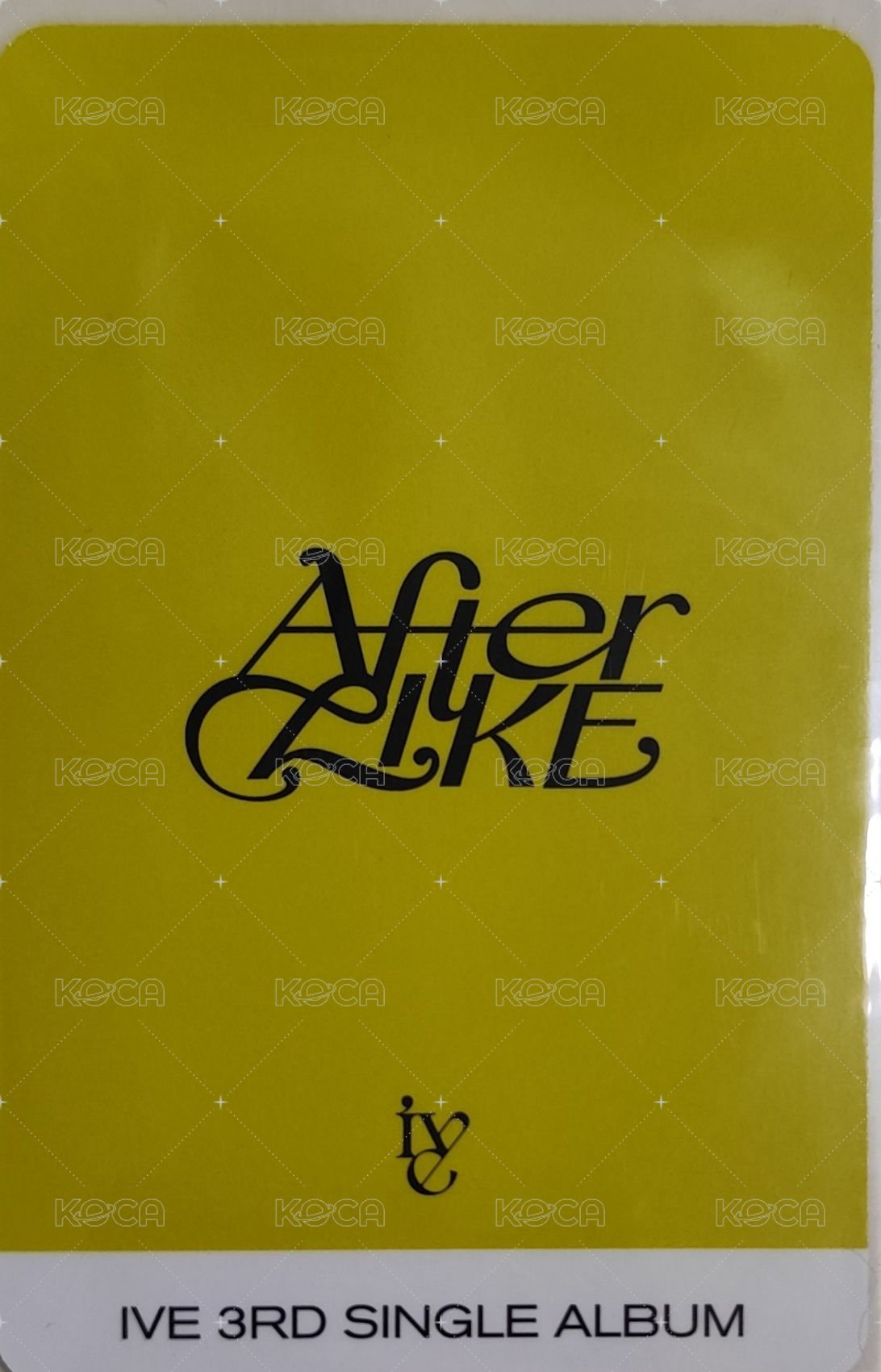 After LIKE 專輯卡 Jewel ver. 背面