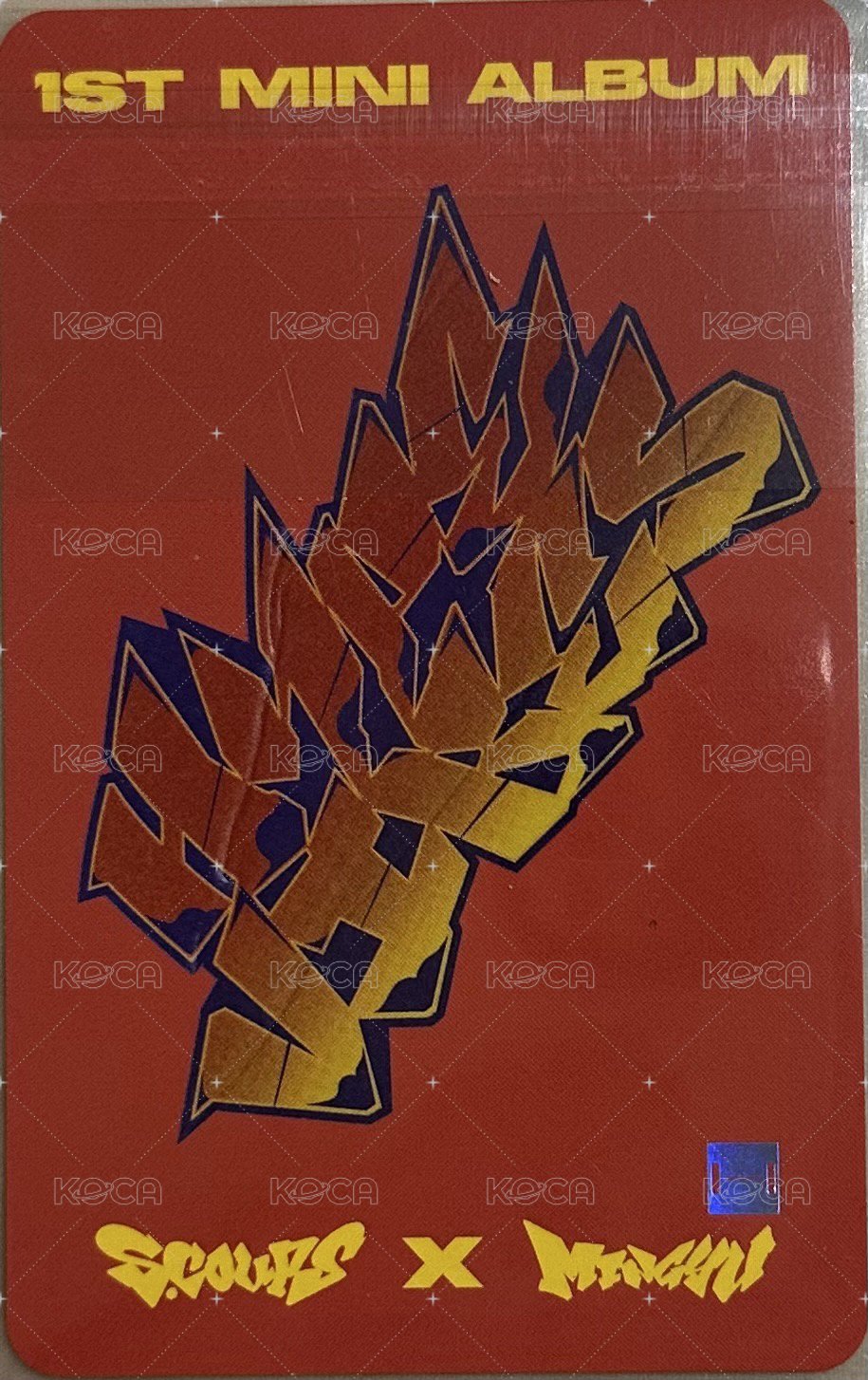 CxM ‘𝙃𝙔𝙋𝙀 𝙑𝙄𝘽𝙀𝙎’ k4 LD2.0 幸運卡  背面