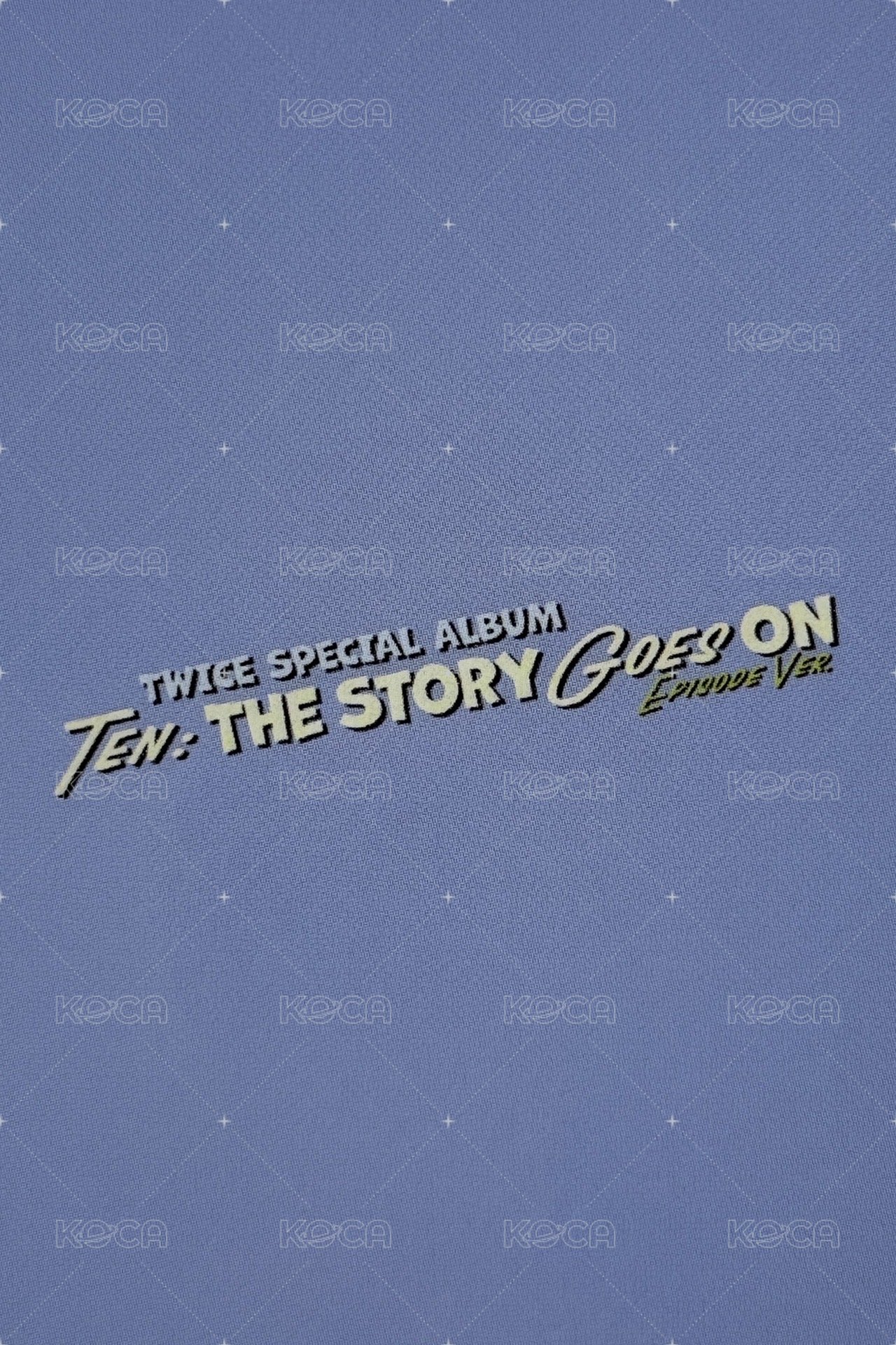 十週年特別專 mk 特典卡 MK 背面