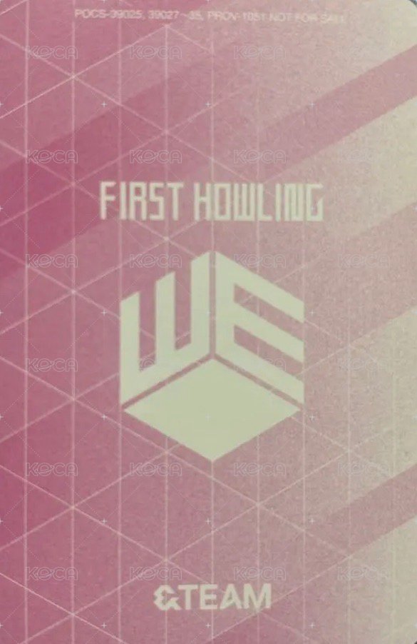 WE 專輯卡 初回限定B/單封/7net限定盤 背面