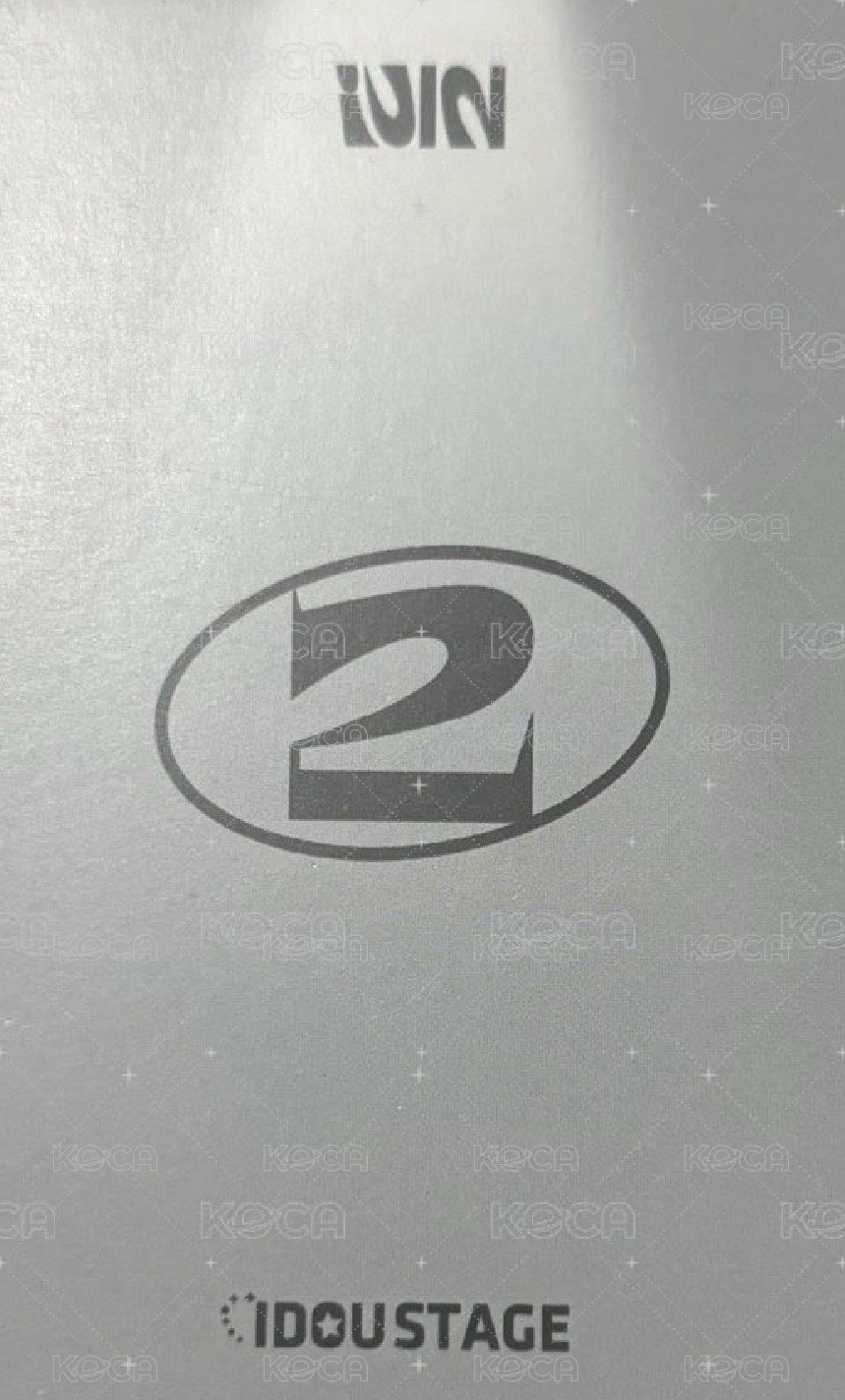 正規二 愛豆驛站 3.0 幸運卡  背面