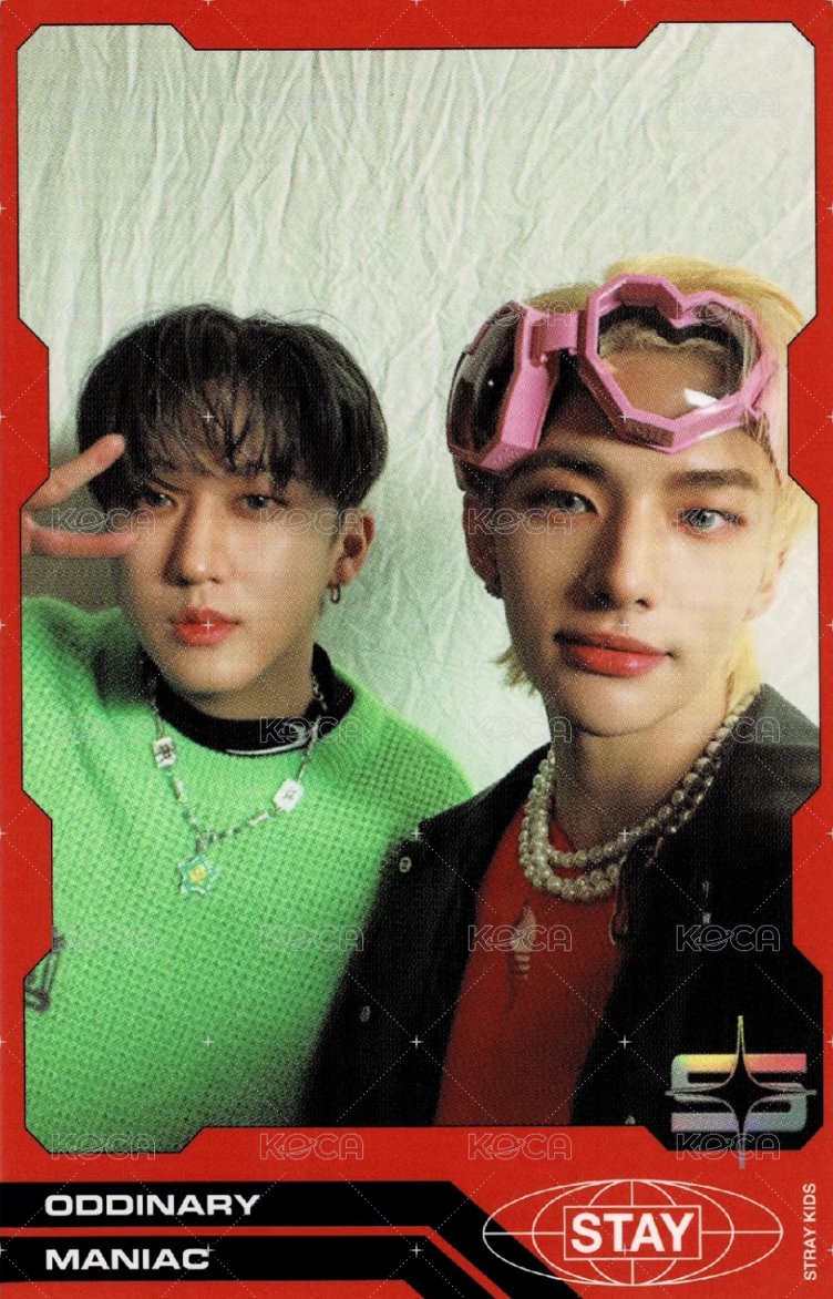ODDINARY 專輯卡 紅版雙人卡 正面