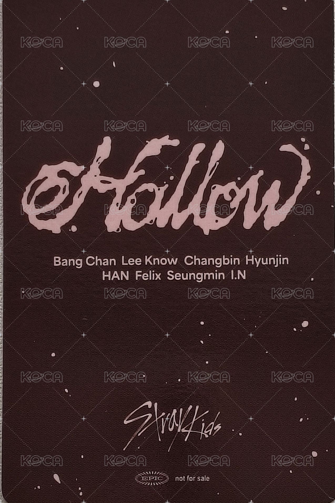 Hollow 塔店 幸運卡  背面