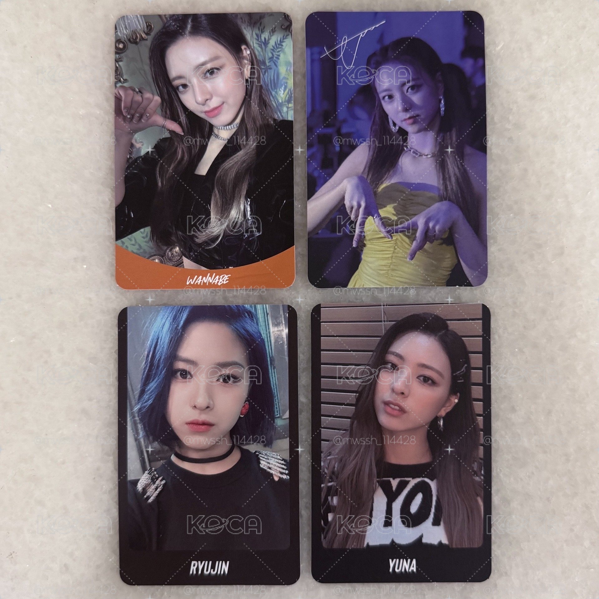 ITZY 申留真 申有娜 小卡 歷年專卡