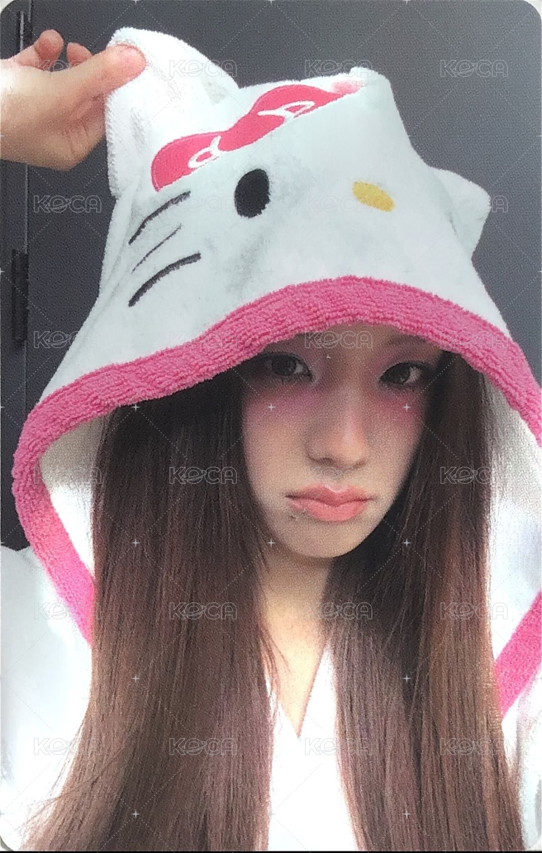 AMORTAGE 專輯卡 黑版kitty秀 正面