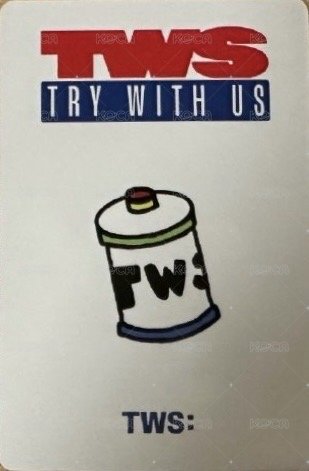 TRY WITH US yzy 北京線下2.0 簽售卡  背面