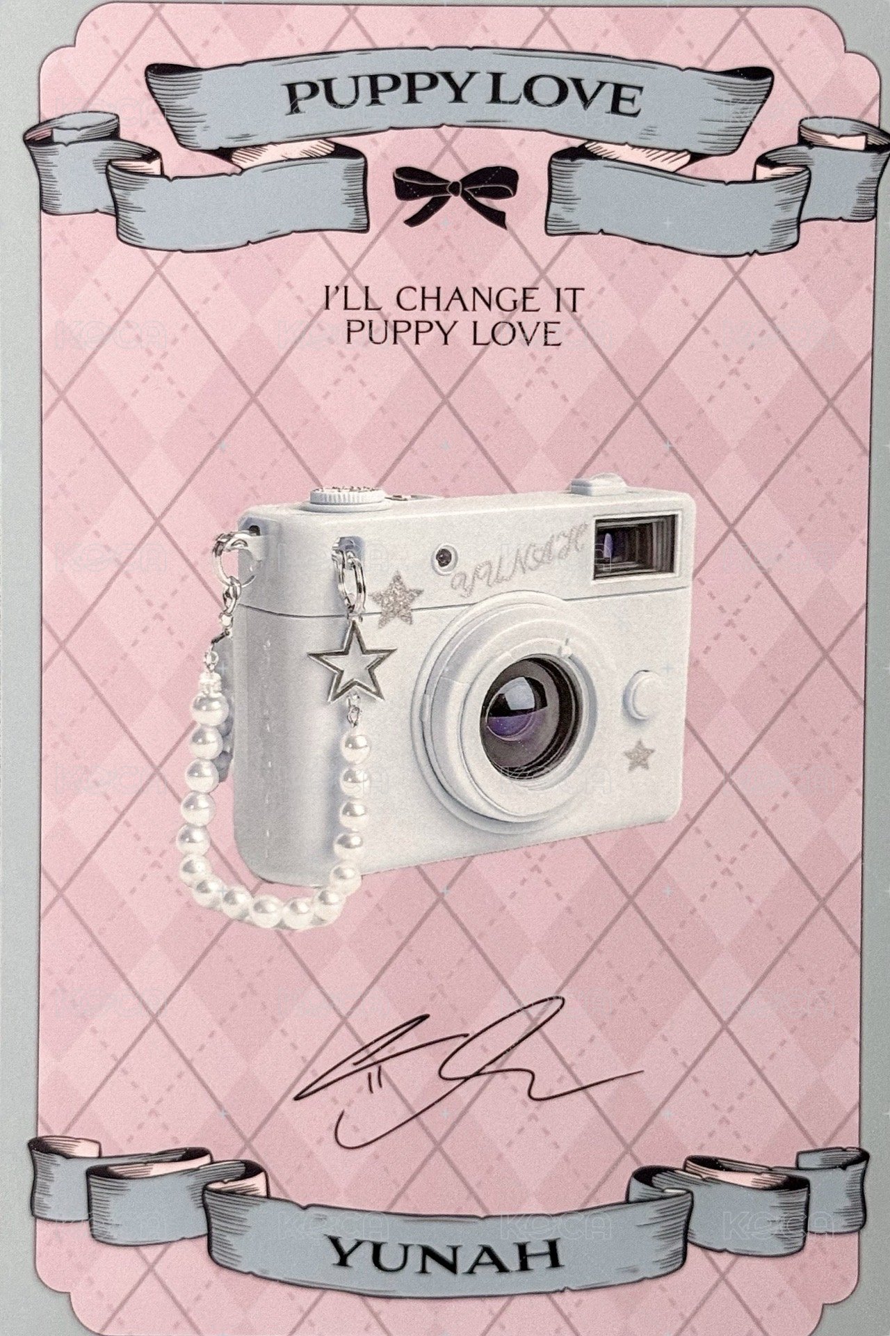 I'll change it : PUPPY LOVE wvs 特典卡  背面