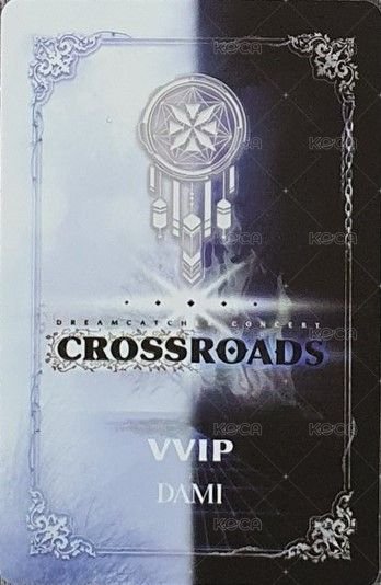 Crossroad線上演唱會 周邊卡 VVIP卡 背面
