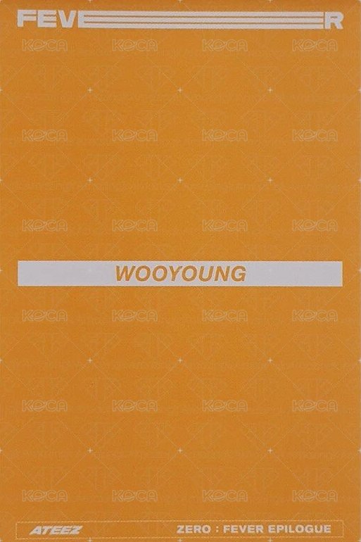 Fever Epilogue 專輯卡 Z ver. Limited 背面