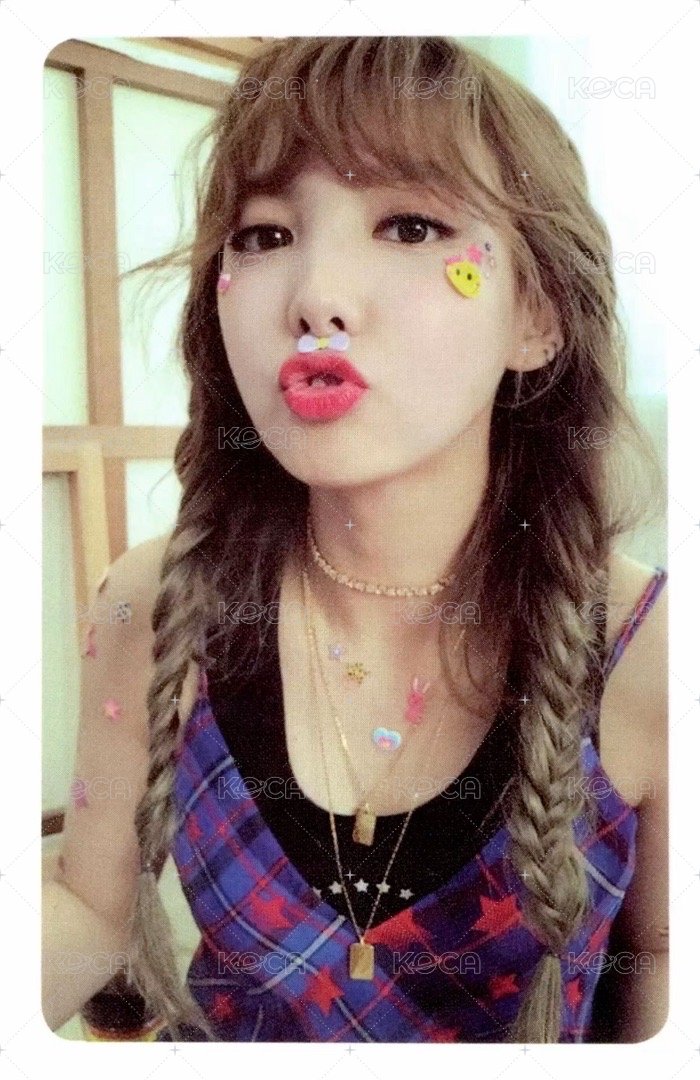 Twicetagram 專輯卡 TWICE NAYEON LIKEY 小卡 正面