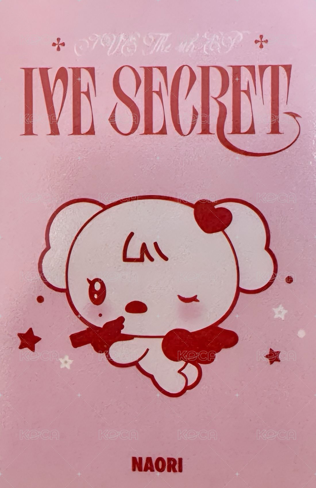 IVE SECRET 專輯卡 EVIL CUPID ver. 背面