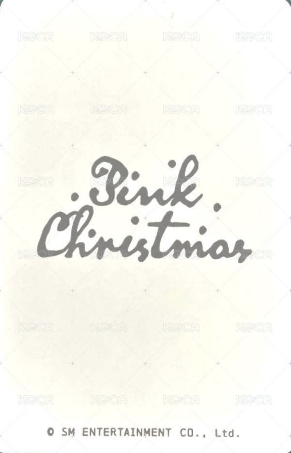 2024 SMTOWN PINK CHRISTMAS RedVelvet  隨機卡 RedVelvet 2024 SMTOWN PINK CHRISTMAS Irene 背面