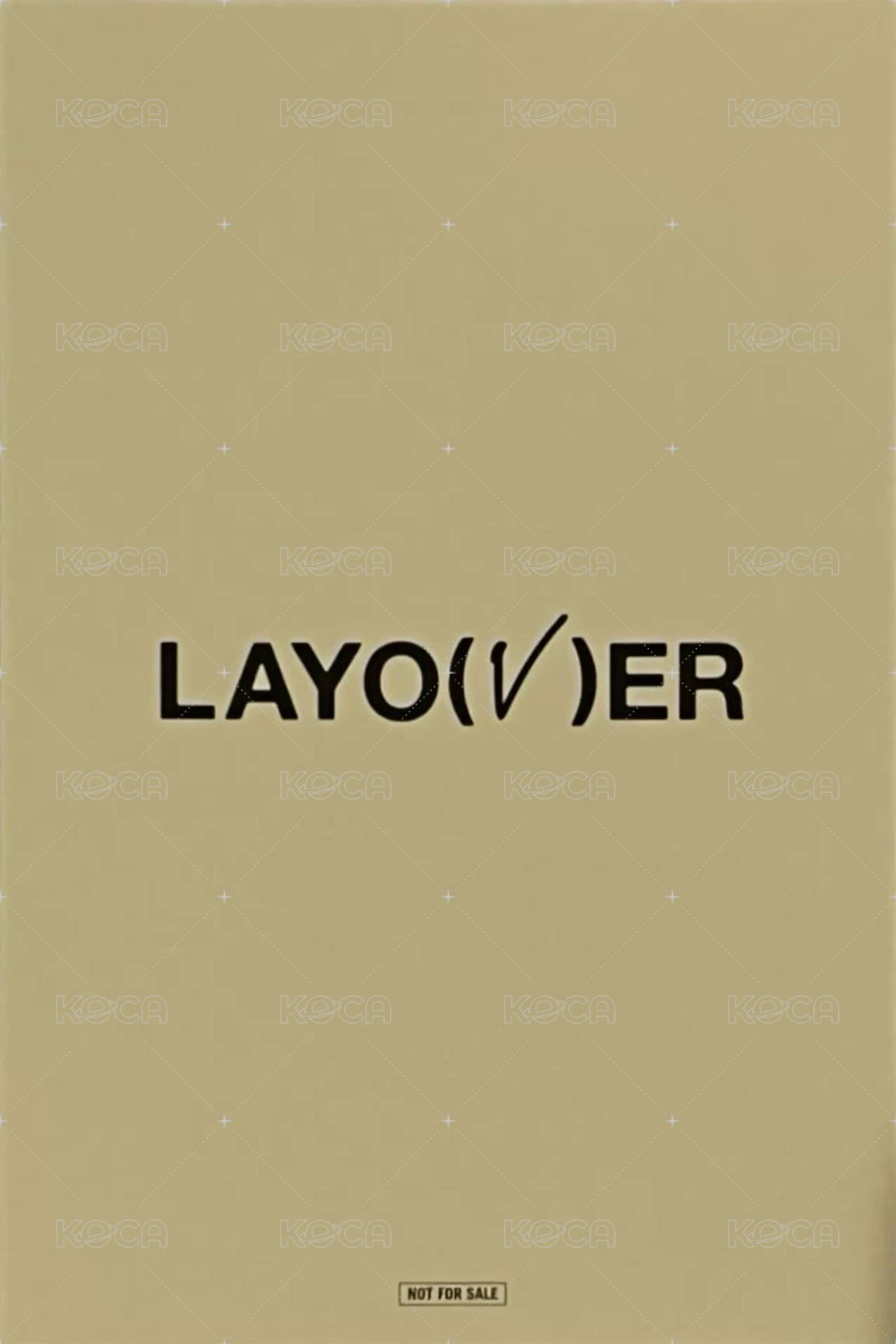 LAYOVER 環球 特典卡 明信片 背面