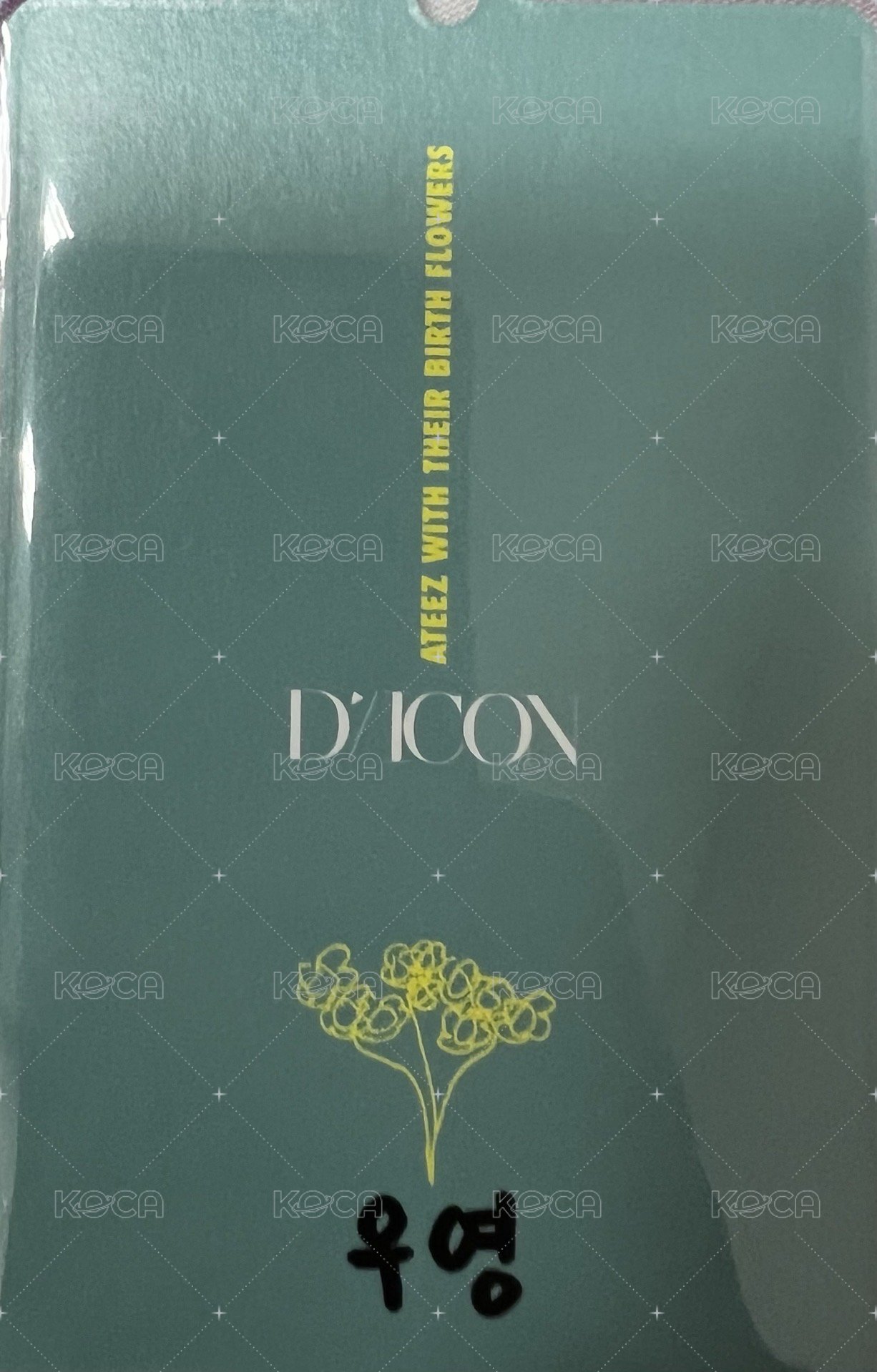 DICON寫真 周邊卡  背面