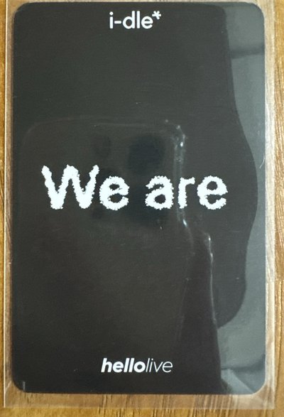 we are hi 特典卡minnie