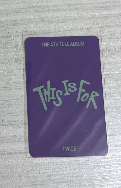 正規四 mp 預售特典卡ver 單封