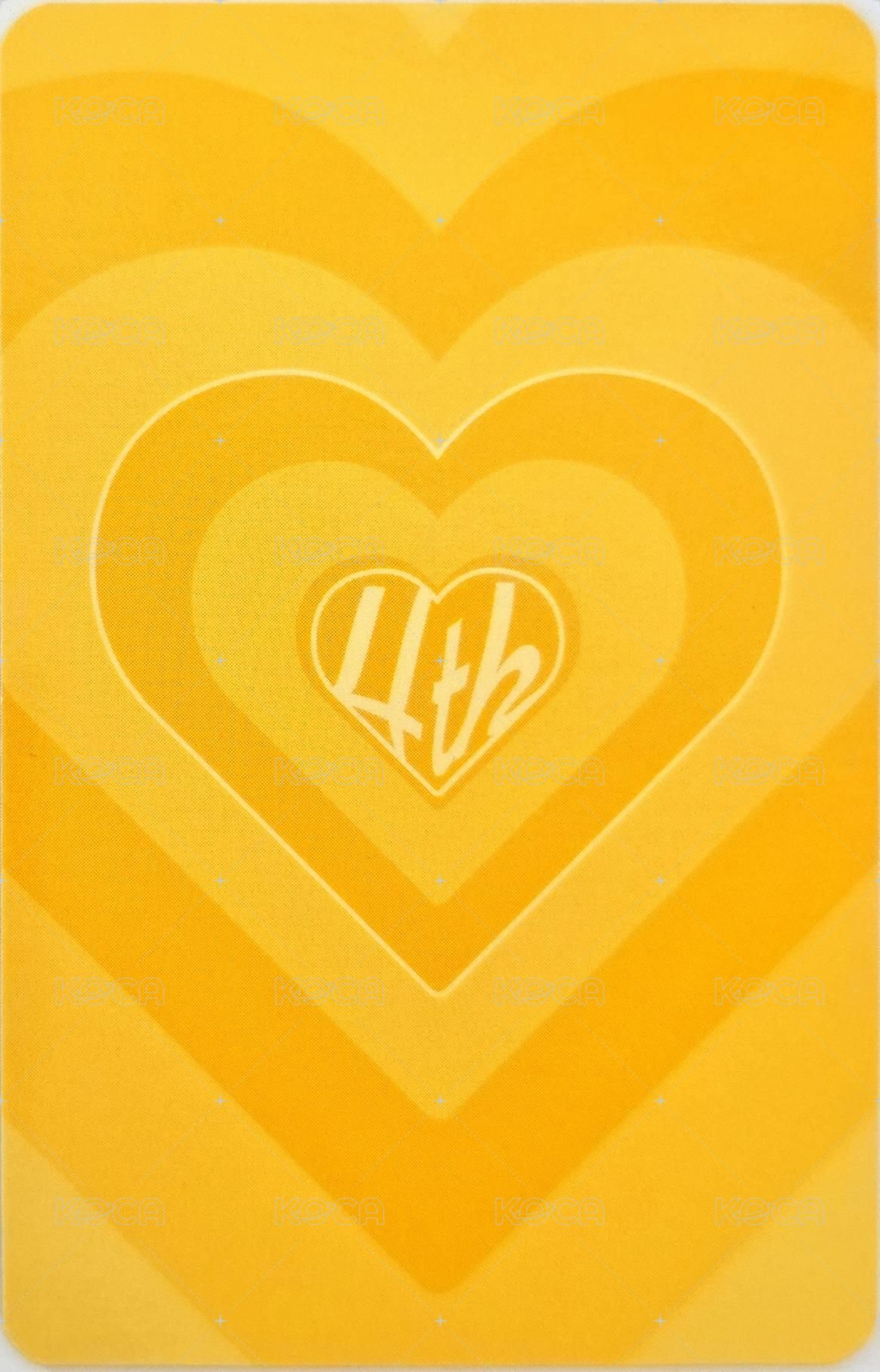 THE BOYZ OFFICIAL FANCLUB [THE B] 47| 會員禮卡  背面