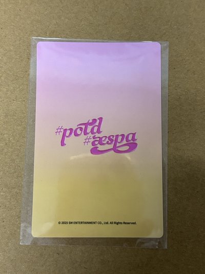 aespa Giselle 吉吉 #potd展會 滿額卡 #potd廣州展會 滿額吉