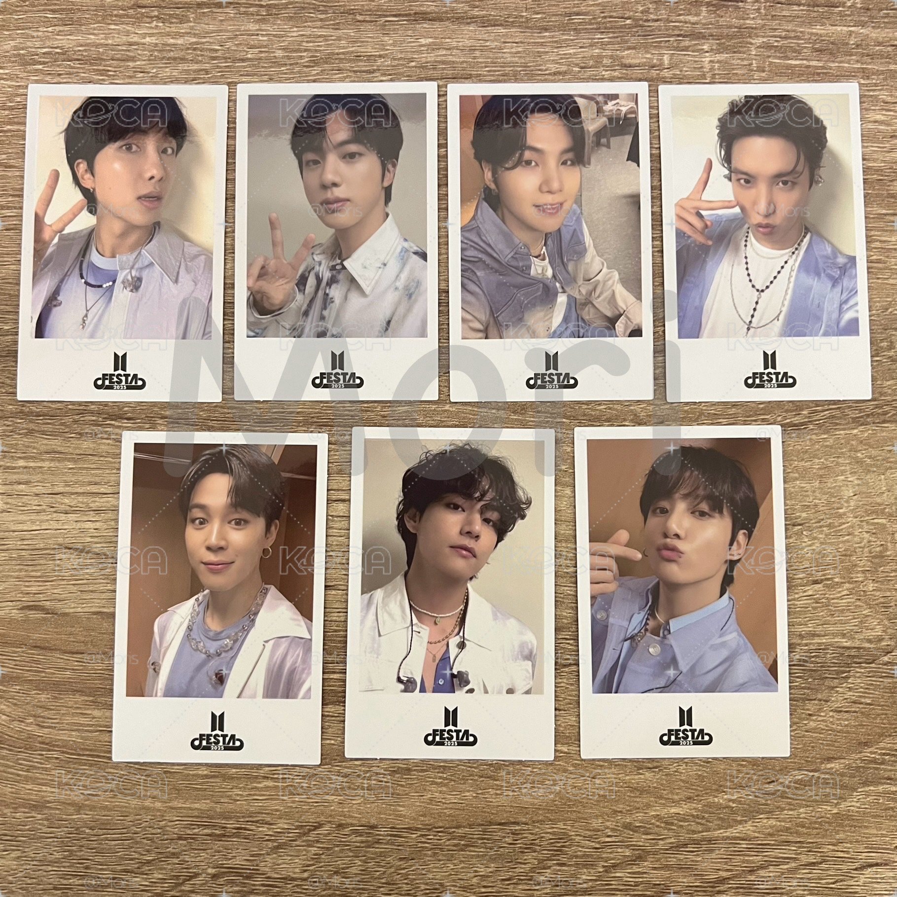 BTS 防彈少年團 2025 Festa 特典 小卡/拍立得