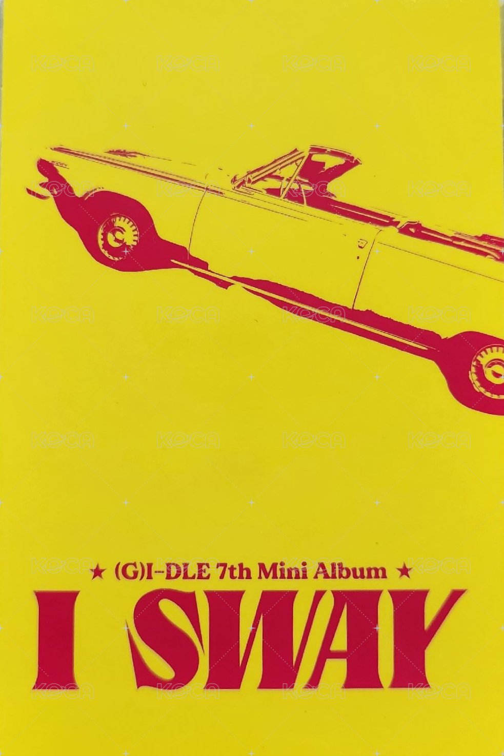 I SWAY 專輯卡 電子專專卡 背面